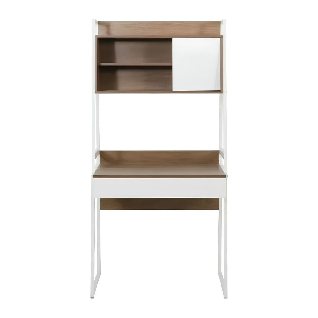 Escritorio Industrial Con Gabinete, Estante Y Cajón Premium®