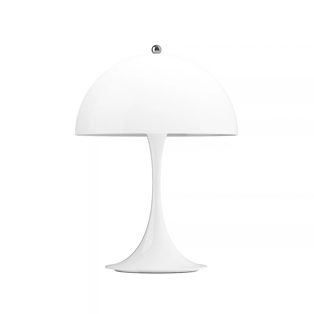 Lampara Luminaria De Mesa Acrílico Blanca Contemporánea®