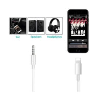 Cable Adaptador Auxiliar Compatible Lightning A 3.5 Treqa®