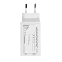 Cargador Compatible Usb Y Tipo C Carga Rapida Treqa 65w®
