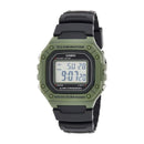 Reloj Casio W-218H-3A Gris y Verde®