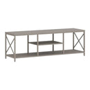 Rack Estilo Industrial Mdf Y Metal 140x40 Premium+estantes®