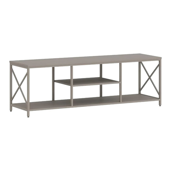 Rack Estilo Industrial Mdf Y Metal 140x40 Premium+estantes®