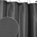 Cortina De Baño Impermeable Diamante 180x180 Negro Calidad®