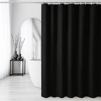 Cortina De Baño Impermeable Diamante 180x180 Negro Calidad®