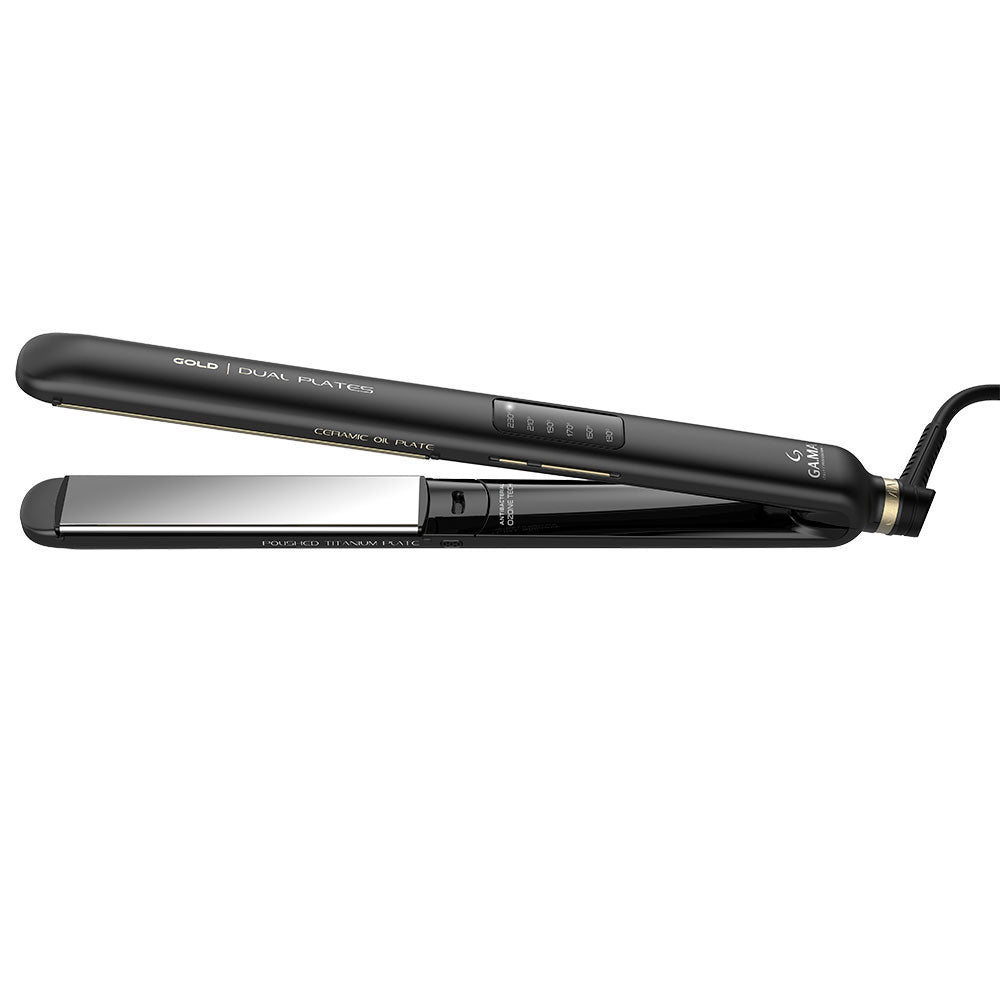 Plancha De Pelo GAMA Cp14 Dual Plate Gold Aceite De Argan®