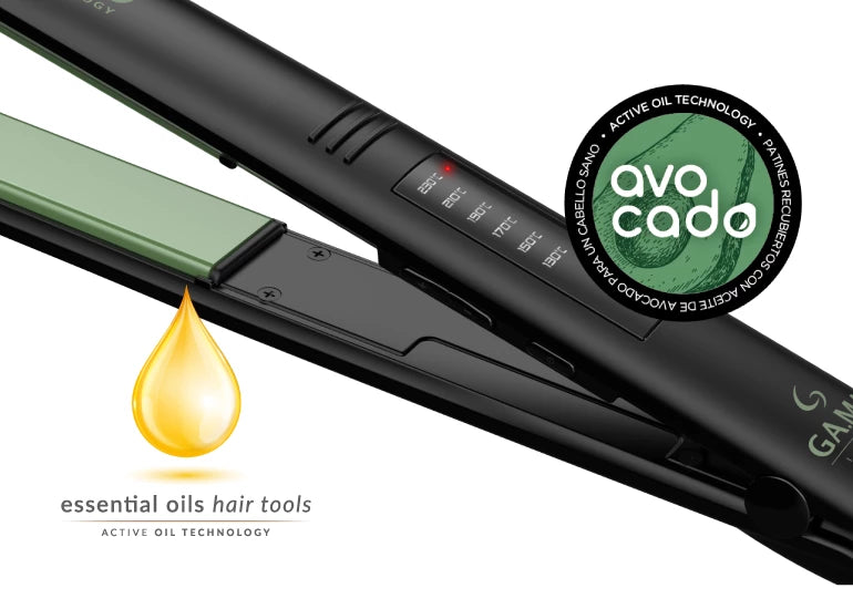 Plancha De Pelo GAMA Elegance Led Avocado Essential Oils®