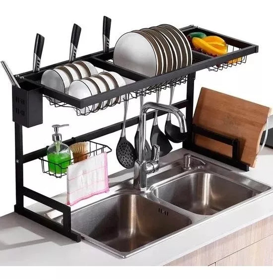 Escurridor De Platos de Acero Inoxidable 55cm