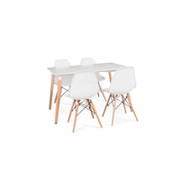 Mesa Comedor Rectangular Mdf Lacado Moderno Sin Silla®