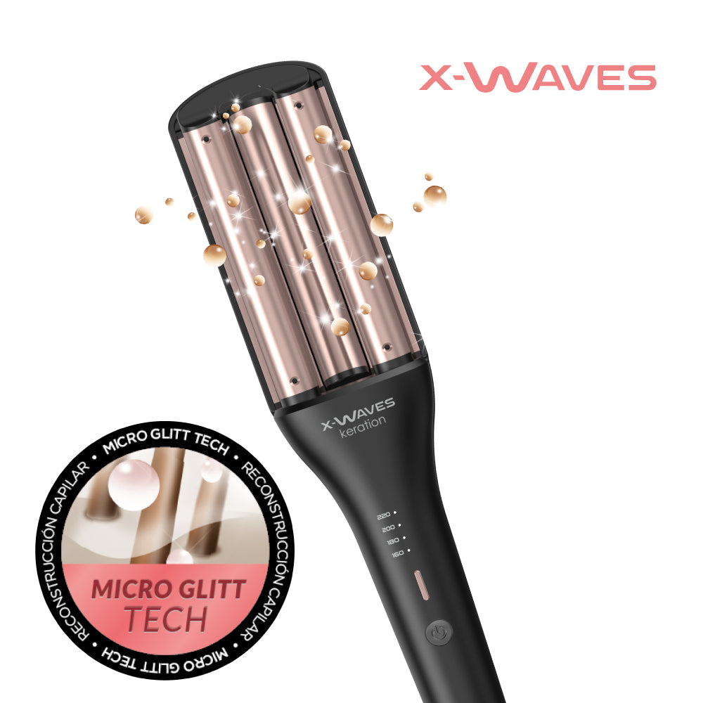 Rizador Barriles GAMA Italy X-waves Led Keration 3d Profesional®