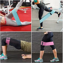 Set De 3 Mini Bandas Elásticas De Tela. Resistencia, Fitness