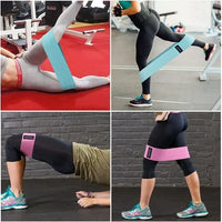 Set De 3 Mini Bandas Elásticas De Tela. Resistencia, Fitness
