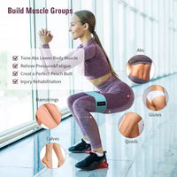 Set De 3 Mini Bandas Elásticas De Tela. Resistencia, Fitness