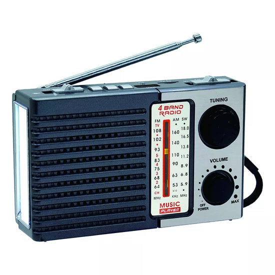 Radio Am/fm Recargable A Pilas