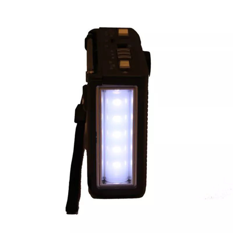 Radio Am/fm Recargable A Pilas Con Linterna Led Carolinas Ho