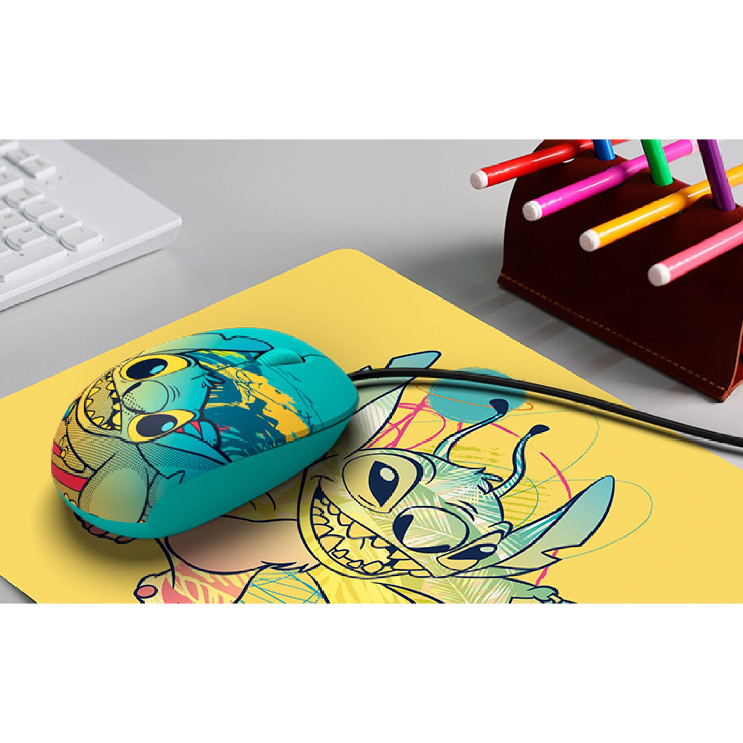 Mouse Infantil Stitch Xtech Disney Usb 1200dpi Color Azul®