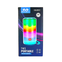 Parlante Portatil Bt Miccell Vq-sp27 Rgb Con Radio Negro®
