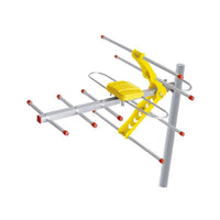 Antena Digital Exterior Tv Amplificadora Cable 8 Metros