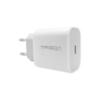 Cargador Treqa Compatible Tipo C 3.0a 100-240v Blanco®