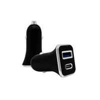 Cargador Treqa Compatible 12v/24v 2.4a Usb Y Tipo C Auto®