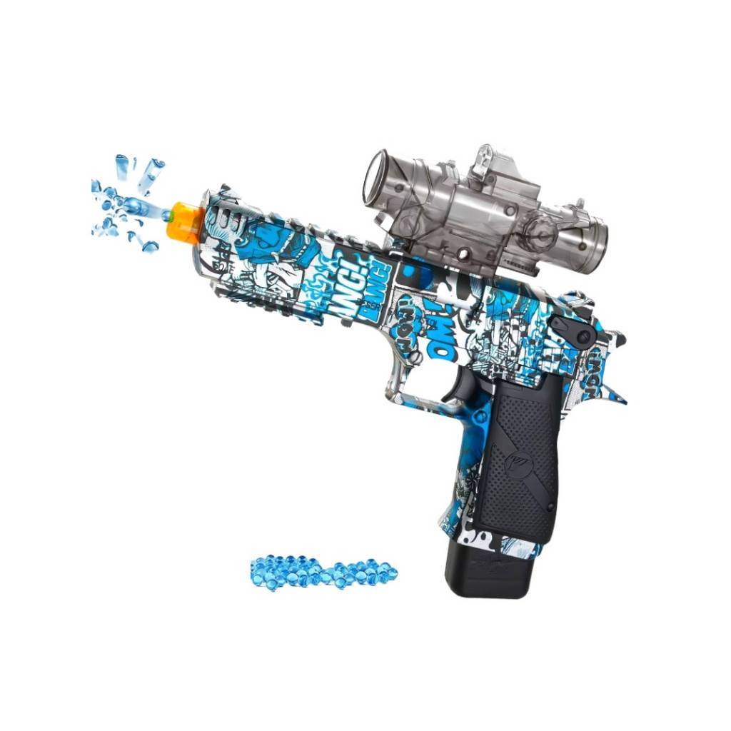 Pistola Recargable Con Balines Hidrogel 500pcs Niños Regalo®