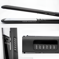 Plancha De Pelo GAMA Italy Cp14 Led 4d Titanio Color Black®