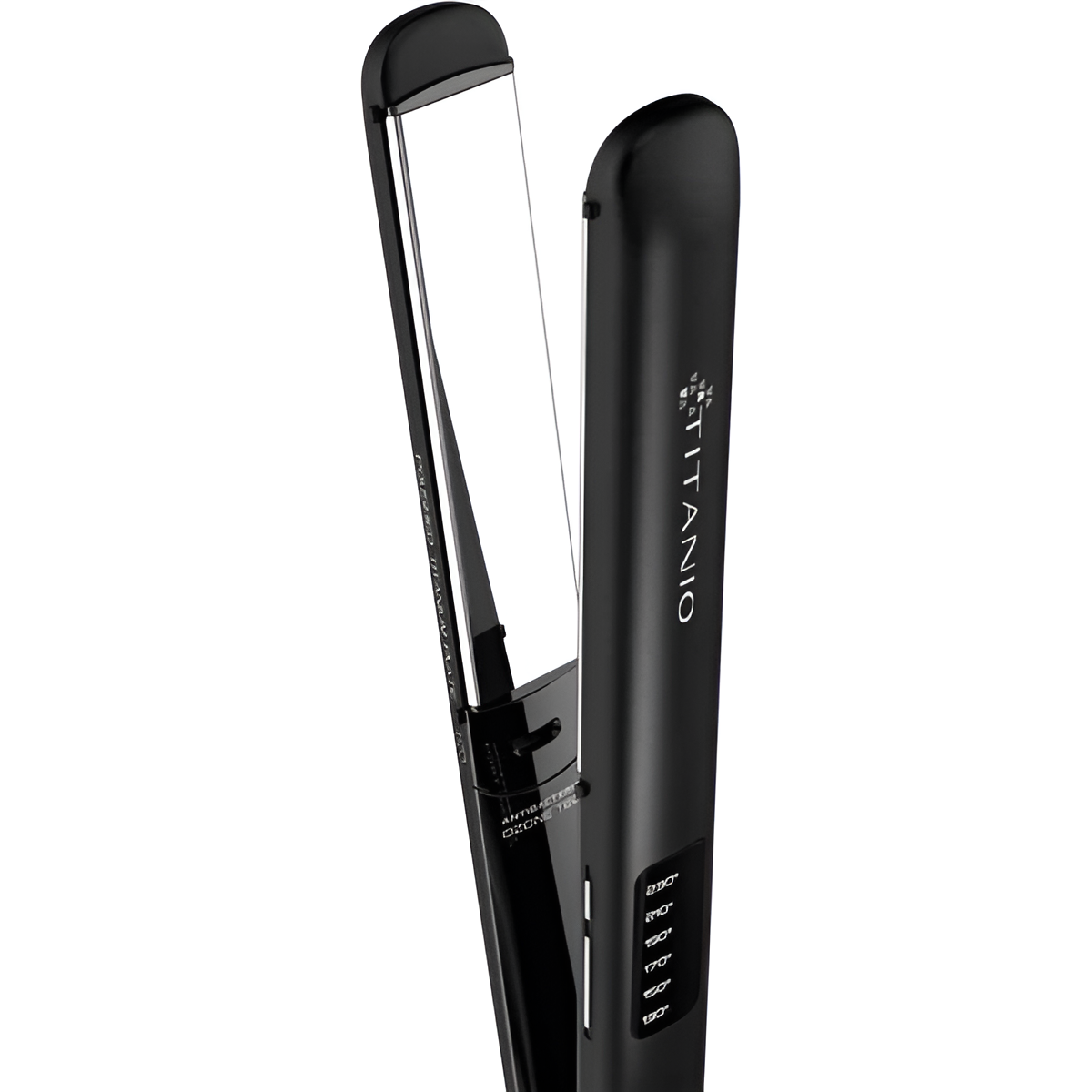 Plancha De Pelo GAMA Italy Cp14 Led 4d Titanio Color Black®