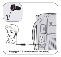 Radio Panasonic Profesional Portátil Am/fm Analógica Gtía®