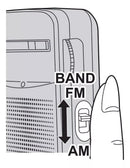Radio Panasonic Profesional Portátil Am/fm Analógica Gtía®