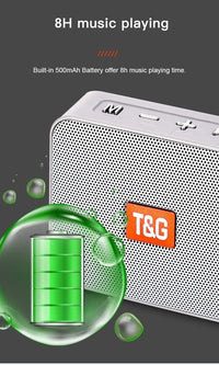 Parlante Portátil Mini Pro Tyg Tg-166 Bluetooth Fm Sd®
