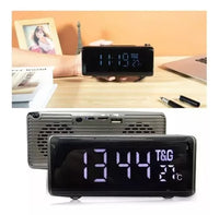 Parlante Tyg Reloj Digital Despertador Tg-174 Bluetooth Sd®