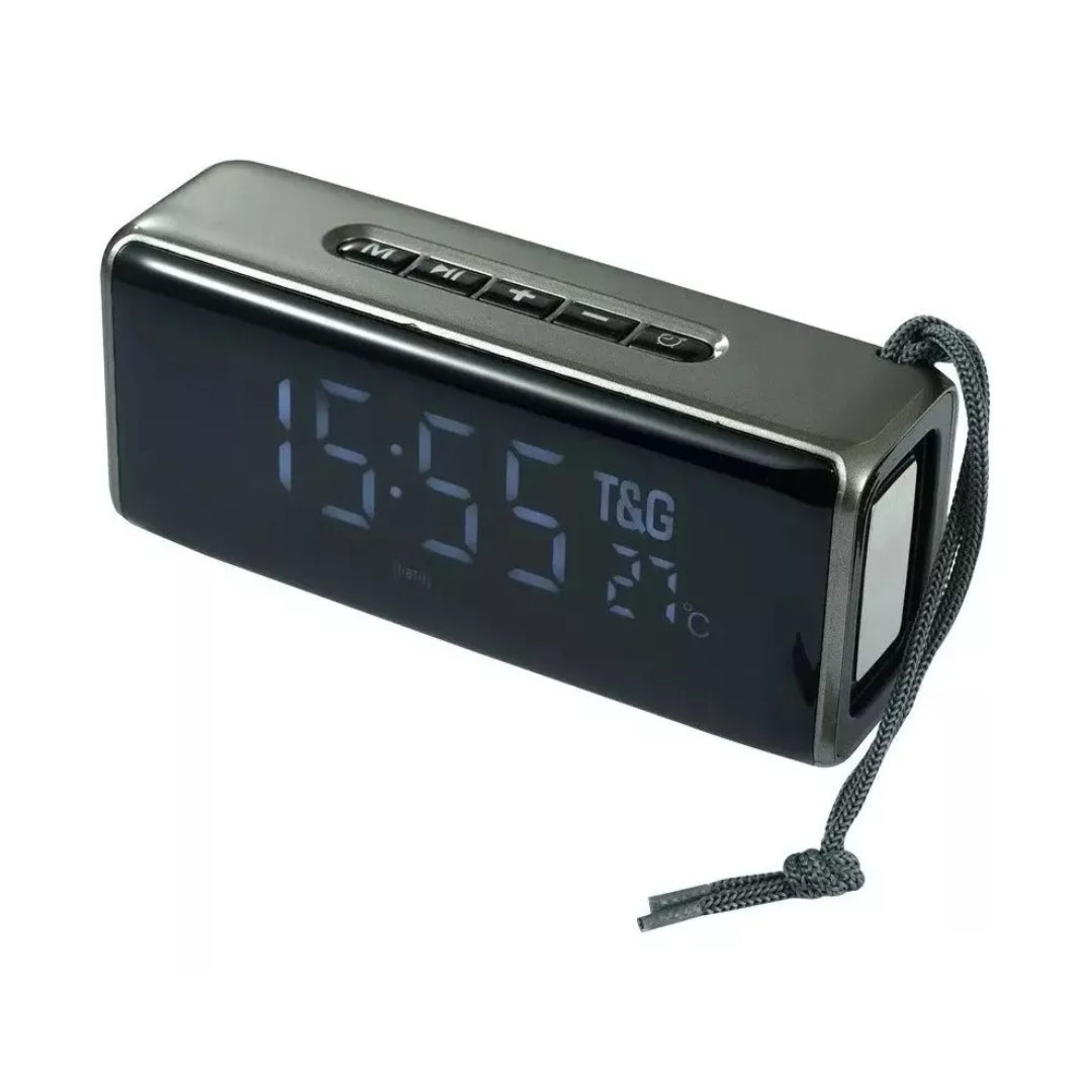 Parlante Tyg Reloj Digital Despertador Tg-174 Bluetooth Sd®