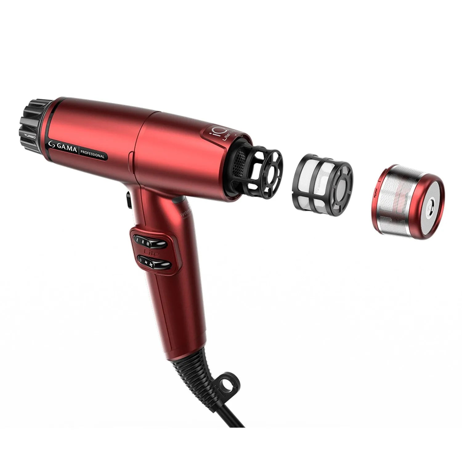 Secador De Pelo GAMA Professional Iq Lite Red System-c®